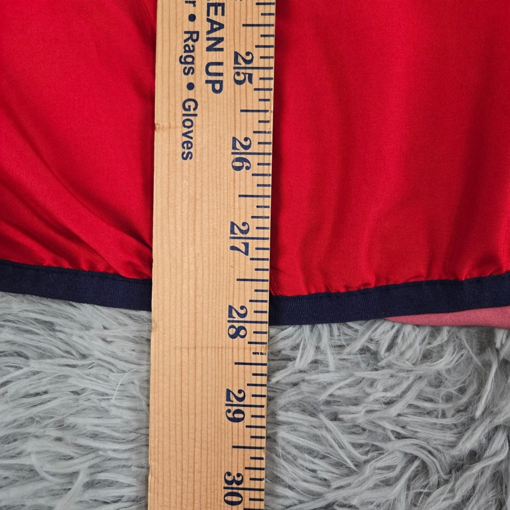 Majestic Boston Red Sox MLB Batting Jacket Mens Medium Red‎ Navy AJ754 Pullover - Picture 3 of 8